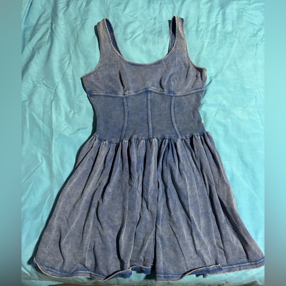 Hera Collection Blue Denim Tank Mini Dress - Picture 5 of 6